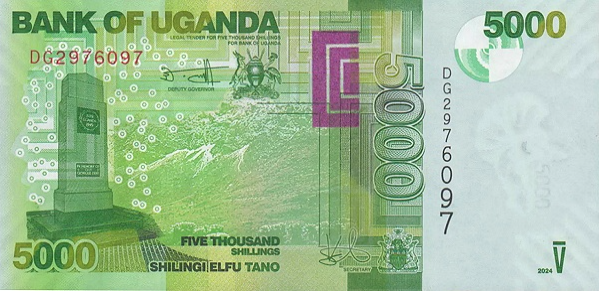 PN51i  Uganda - 5000 Shillings (2024)
